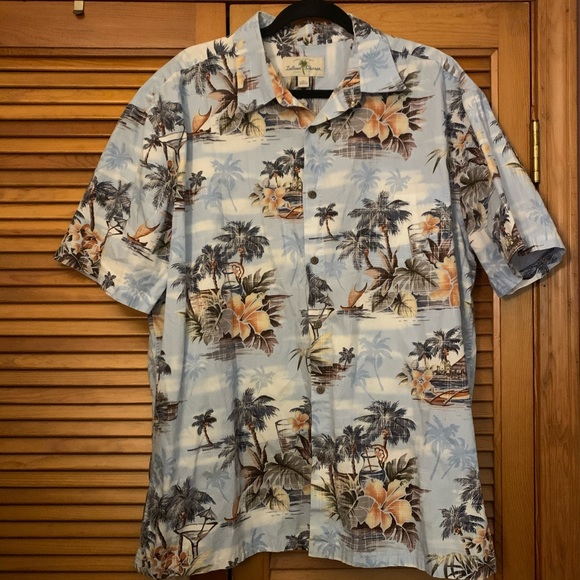 Island shores mens hawaiian shirts Clearance